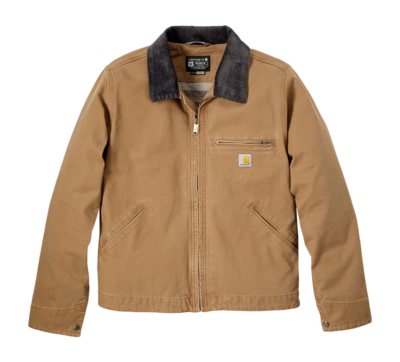 Jas Carhartt Men Duck Detroit Jacket Carhartt Brown 25