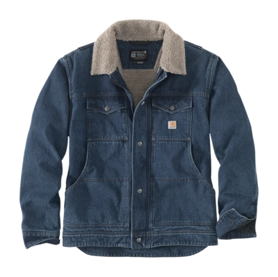 Veste Carhartt Homme Denim Veste Doublée Sherpa Beech