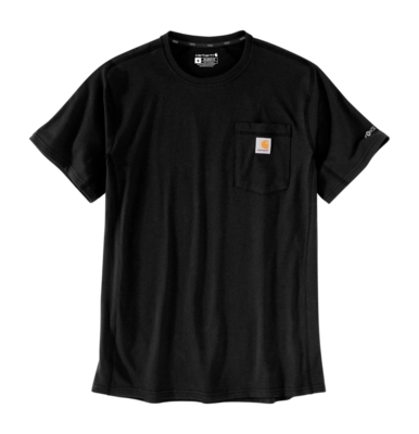 T-Shirt Carhartt Men Force Pocket S/S Black