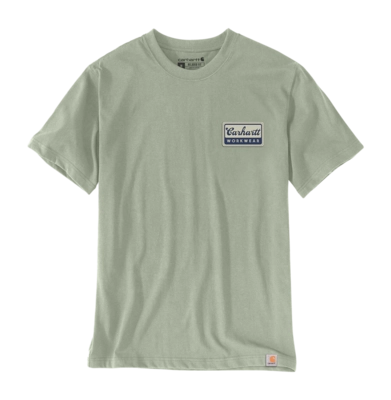 T-Shirt Carhartt Script S/S Patch Herren Sage