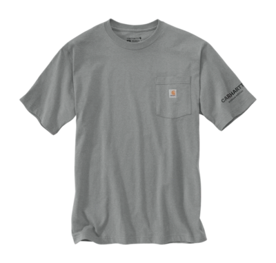 T-Shirt Carhartt Homme Streetcar Graphique M/C Weather Ash Heather