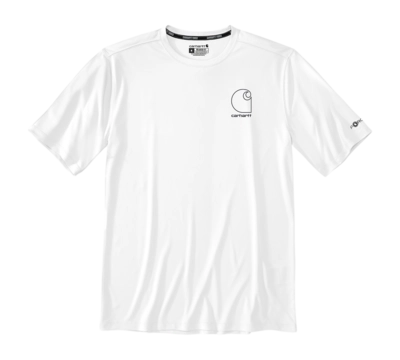 T-Shirt Carhartt Homme Force Sun Defender M/C Blanc