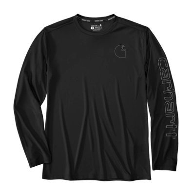Longsleeve Carhartt Men Force Sun Defender L/S Black