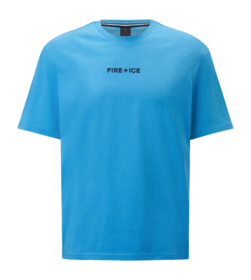 T-Shirt Bogner Fire + Ice Unisex Mick3 Logo Vintage Blue