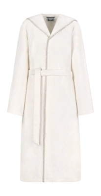 Badjas Cawö Home Women 6219 Capuchon Nature