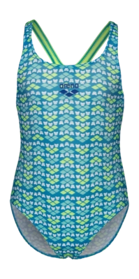 Badeanzug Arena Friends Swimsuit Swim Pro Ao Soft Kinder Green Multi