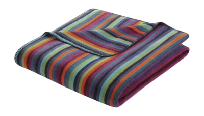 Plaid Cawö Lifestyle Stripes Multicolor Dark