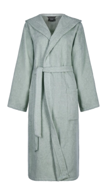 Bademantel Cawö Home 5223 Kapuze Damen Eucalyptus