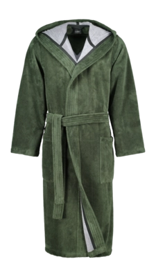 Dressing Gown Cawö Home 843 Men Hood Field