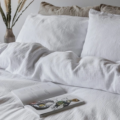 Kussensloop Town&Country Mousseline White (Set van 2)