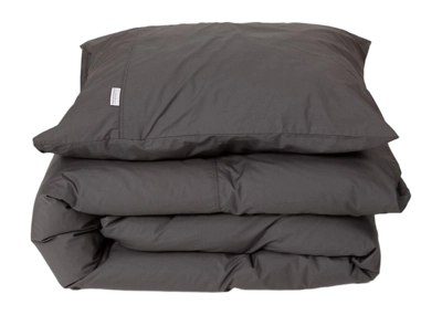 Kussensloop Town&Country Austin Washed Percale Antragrey