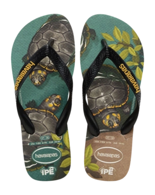 Slipper Havaianas Unisex Ipe Beige/Black/Yellow