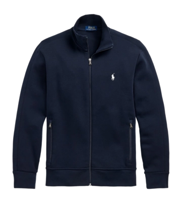 Vest Ralph Lauren Men Double Knit Track Aviator Navy
