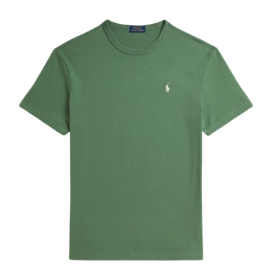 T-Shirt Ralph Lauren Classic Fit Jersey Crewneck Herren Fatigue