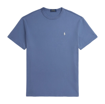 T-Shirt Ralph Lauren Classic Fit Jersey Crewneck Herren Capri Blue