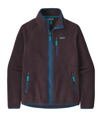 Sweatjacke Patagonia Retro Pile Jacket Herren Obsidian Plum