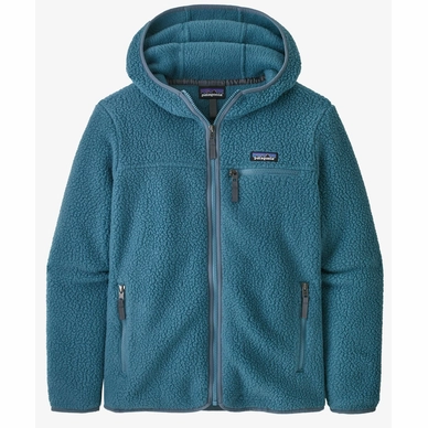 Sweatjacke Patagonia Retro Pile Hoody Abalone Blue Damen