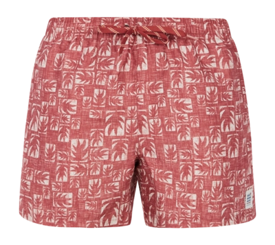 Short de Plage Protest Homme Prttifton Brick Red
