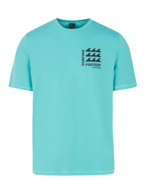 Badeshirt Protest Prtdeer Herren Wave Turquoise