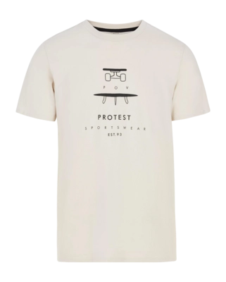 T-Shirt Protest Men Prtandros Kit Offwhite