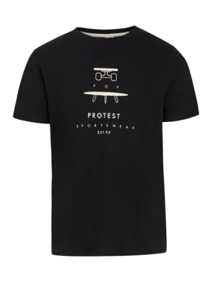 T-Shirt Protest Men Prtandros True Black