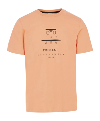T-Shirt Protest Men Prtandros Cadmium Orange