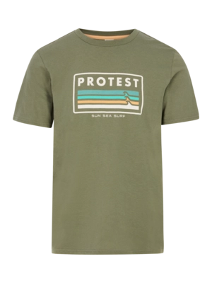 T-Shirt Protest Homme Prtbarn Artichoke Green
