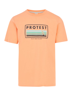 T-Shirt Protest Homme Prtbarn Orange Cadmium
