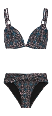 Maillot 2 Pièces Protest Femme Prtbao Tour de cou Surf Blue