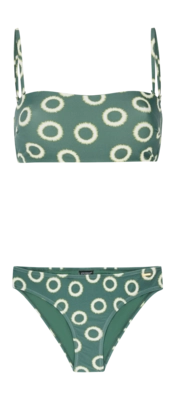Bikini Protest Women Prtsunray Bandeau Veggie Green