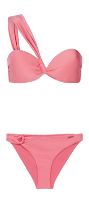 Maillot 2 Pièces Protest Femme Prtblum Bandeau Guava Pink