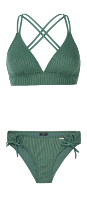 Maillot 2 Pièces Protest Femme Prtcosta Triangle Veggie Green