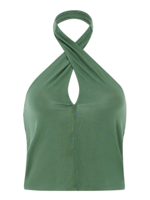 Top Protest Women Prtalena Halter Veggie Green