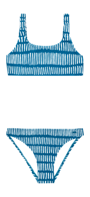 Bikini Protest Girls Prtjonia Triangle Surfing Blue