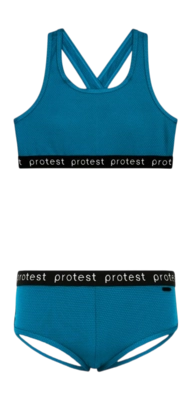 Maillot 2 Pièces Protest Fille Prtbeau Surf Blue