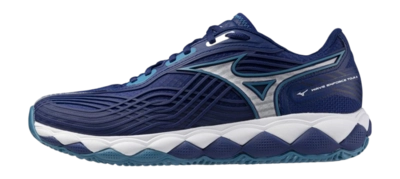 Tennisschoen Mizuno Unisex Wave Enforce Tour 2 CC Bellwether Blue White Fjord Blue