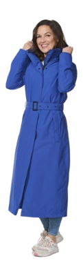 Imperméable Happy Rainy Days Montreal Long Raincoat Royal Blue