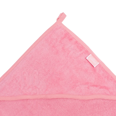 Badcape XL Jollein Velvet Terry Sweet Bunny Coral Pink (100 x 100 cm)