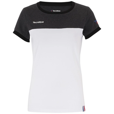 Tennis Shirt Tecnifibre Women F1 Stretch Black Heather