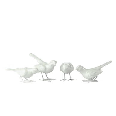 Starling Ironlegs POLSPOTTEN White (Set van 4)