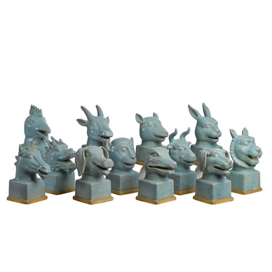Symbolic Blue Head POLSPOTTEN (Set van 12)