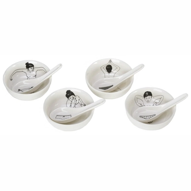 Kom POLSPOTTEN Undressed Ø11,5 cm (Set van 4)