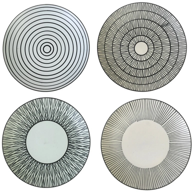 Dinerbord POLSPOTTEN Pastel Afresh 27 cm (Set van 4)