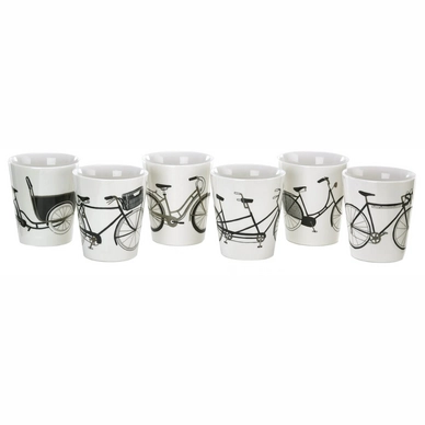 Mok POLSPOTTEN Bikes 300 ml (Set van 6)