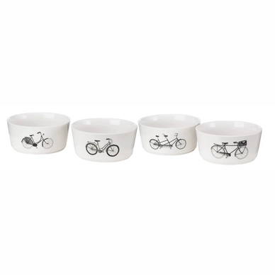 Kom POLSPOTTEN Bikes Ø15 cm (Set van 4)
