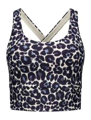 Brassière Deblon Femme Sarah Cross Top Leopard Summer Blue