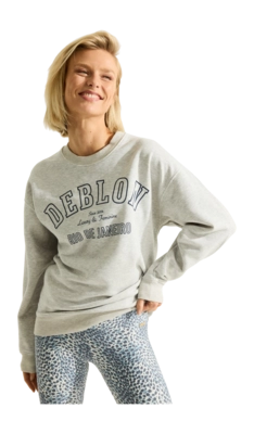 Sweater Deblon Women Cecile Grey Melange