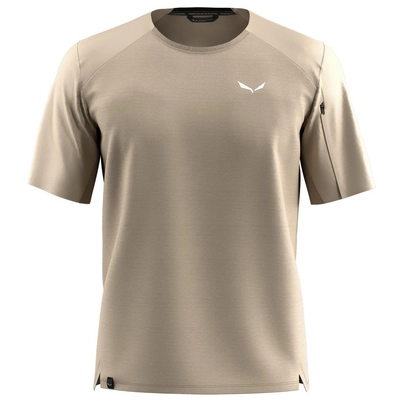 T-Shirt Salewa Men Puez AM HYB T-shirt Quicksand