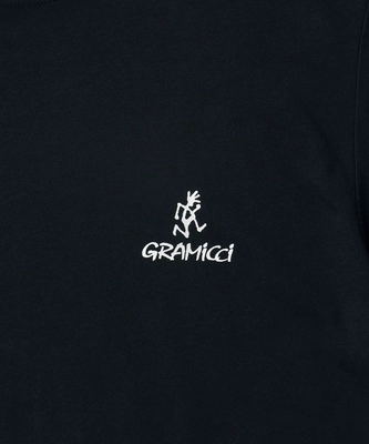 5---Gramicci-G4SU-T096-Unisex-Black-One-Point-Logo-Tee-Front