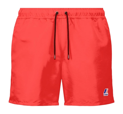 Zwemshort K-Way Men Le Vrai Oliver Fluo Red Papavero